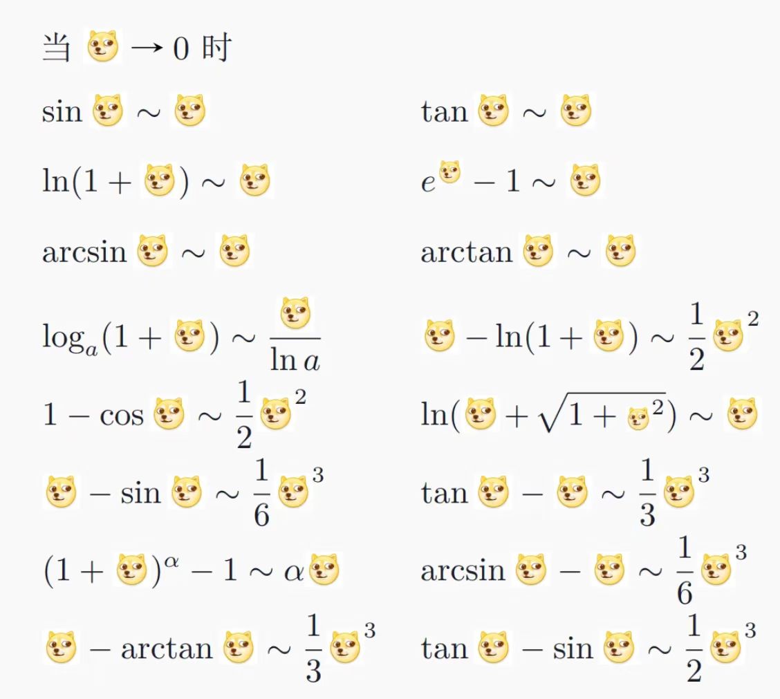 Equivalent Infinitesimal